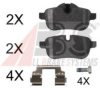 A.B.S. 37730 OE Brake Pad Set, disc brake